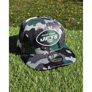 New York Jets Camo New Era 2022 NFL Training Camp Official 9FIFTY Snapback NWT